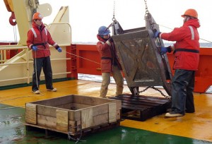 3 seafarers working
